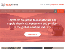 Tablet Screenshot of eazychem.co.uk